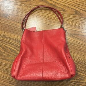Coach Madison Phoebe F35723 Pebbled Shoulder Bag